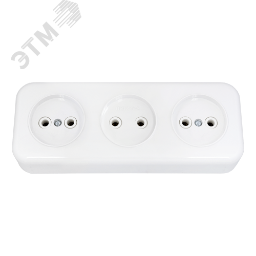 Беларусь Розетка тройная наружная