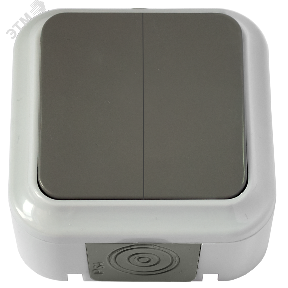 Беларусь Выключатель двухклавишный IP54 наружный А5 6-224 (03)