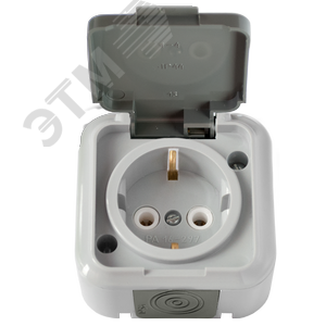 Беларусь Розетка с заземлением наружная IP54