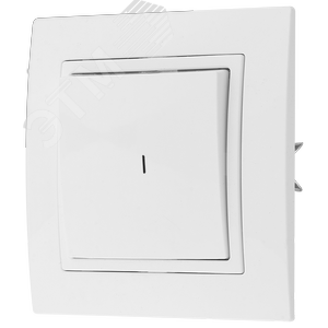 Беларусь Выключатель одноклавишный скрытый с индикацией