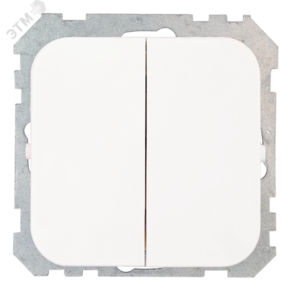 Беларусь Выключатель двухклавишный в рамку С56-476