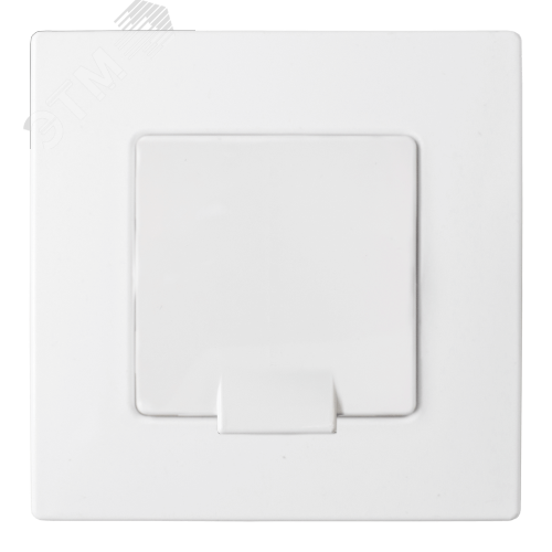 Розетка штепсельная одноместная с заземлением скрытой установки