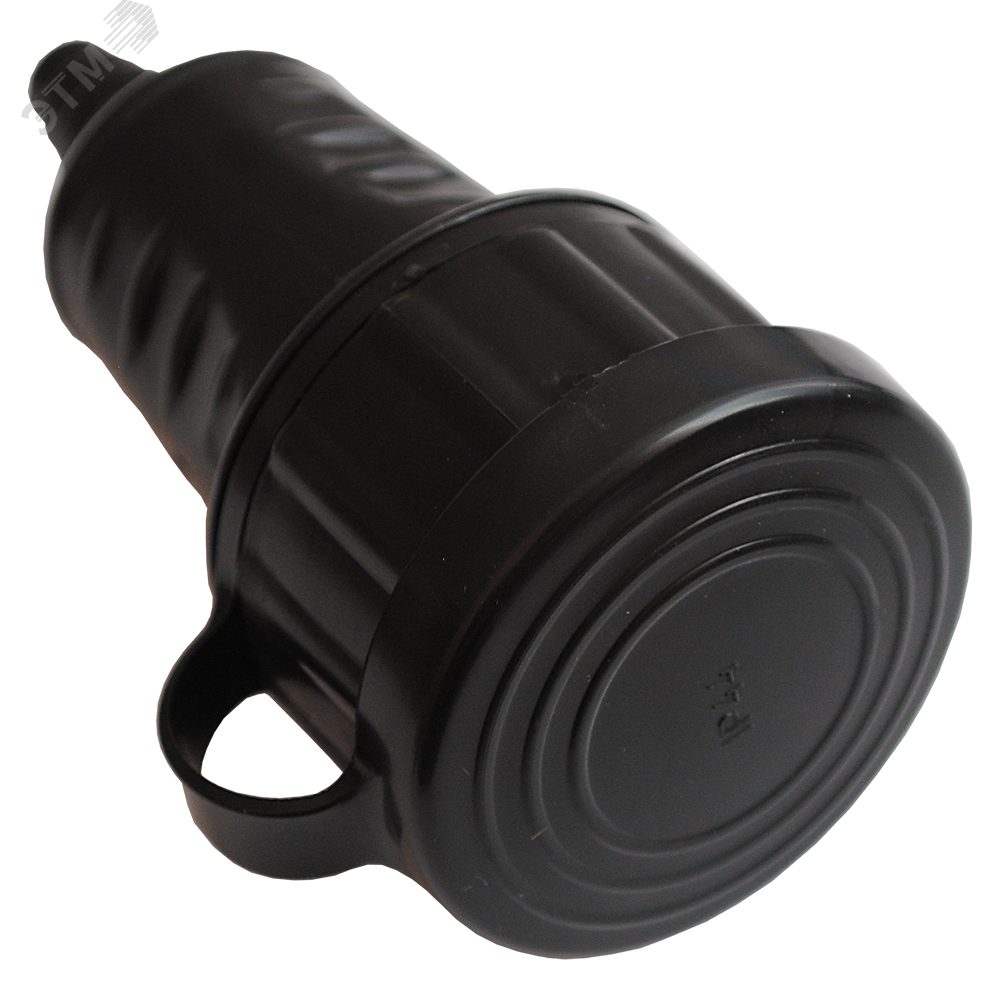 Розетка одинарная каучук переносная без защитных крышек 1х16А