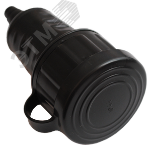 Розетка одинарная каучук переносная без защитных крышек 1х16А