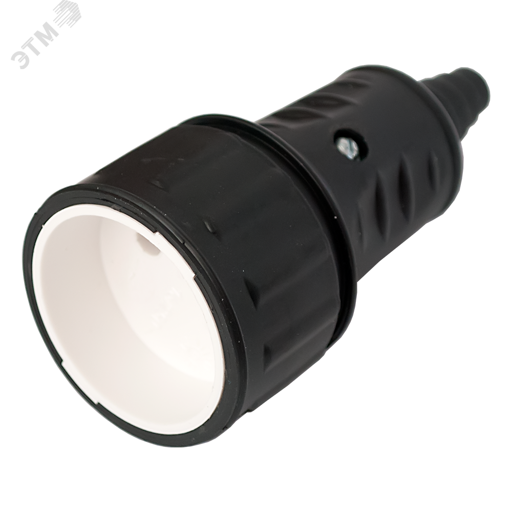 Розетка одинарная каучук переносная без защитных крышек 1х16А