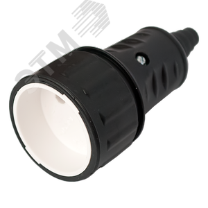 Розетка одинарная каучук переносная без защитных крышек 1х16А