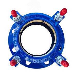 Муфта чугун соединительная для ПЭ труб Ду 250 (Дн 250-250) Ру10/16