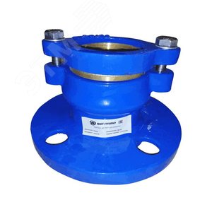 Муфта соединительная для ПЭ труб Ду 200 (Дн 200-200) Ру16 ПФРК-Е Чугун