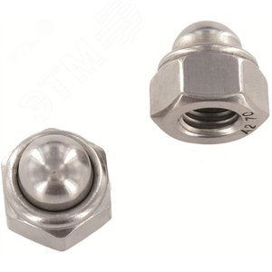 Гайка шестигранная колпачковая самоконтрящаяся ДИН 986 А2 M 6