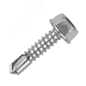 Саморез сверлоконечный с шестигранной головкой с фланцем ДИН 7504 А2 K 4,8X19
