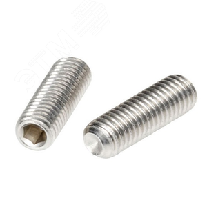 Винт установочный с засверленным концом, внутренний шестигранник ИСО 4029 [ДИН 916] А2 M 6X6