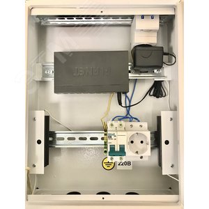 Термошкаф с обогревом, IP54, -40град. до +50град.С, 400x310x120 мм