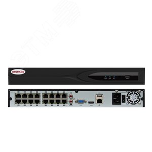 Видеорегистратор IP до 32-каналов, 192 Мб/с, 12Мп, 2хSATA HDD 3.5