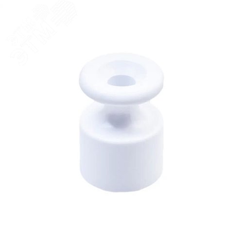 Изолятор для наружного монтажа, пластик, цвет белый(100 шт/уп)