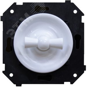 Выключатель перекрестный Шедель (скрытый монтаж), Белый