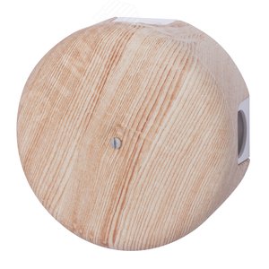 Распределительная коробка 110мм, пластик, цвет Карельская Сосна (4 кабельных ввода в комплекте)