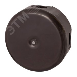 Распределительная коробка 110мм, пластик, цвет коричневый (4 кабельных ввода в комплекте)