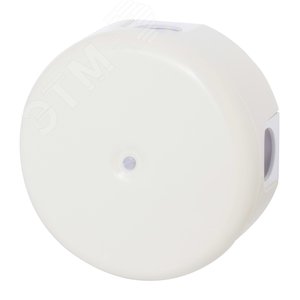 Распределительная коробка 110мм, пластик, цвет Слоновая кость (4 кабельных ввода в комплекте)