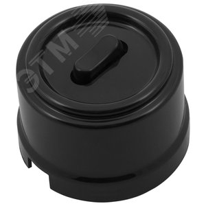 Кнопка (одноклавишная), пластик, цвет Черный