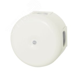 Распределительная коробка 78мм, пластик, цвет Слоновая кость (4 кабельных ввода в комплекте)