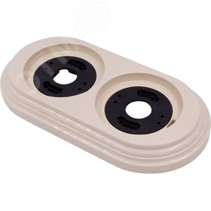 Лизетта Рамка 2-х постовая, пластик, цвет Песочное золото