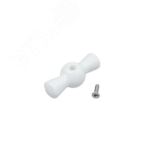 Ручка выключателя, керамика, цвет белый