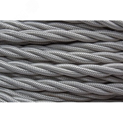 Ретро провод 2х0.75 Титан (матовый) 150м