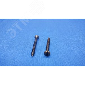 Саморез для установки с выключателями и           изоляторами, металл, цвет бронза (2 шт/уп)