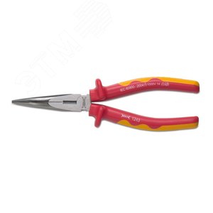 Длинногубцы диэлектрические 200 мм, изогнутые