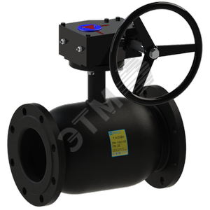 Кран шаровой фланцевый полнопроходной DN 300 PN 25 с редуктором тип 11c338п