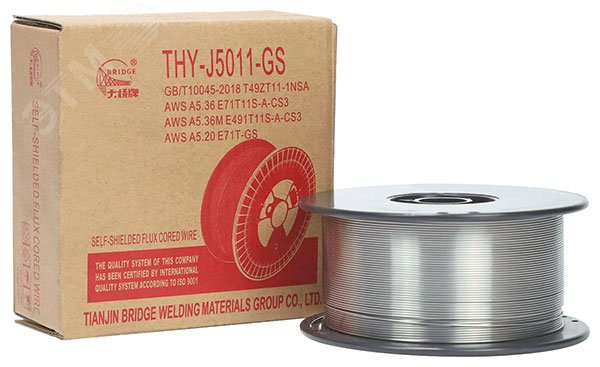 Проволока сварочная самозащитная порошковая THY-J5011-GS 0,8 мм (катушка 1 кг)