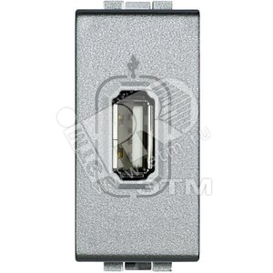 LivingLight Разъем USB алюминий