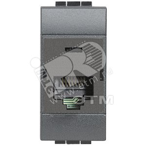 Розетка компьютерная living int RJ45 UTP категория 5E 110