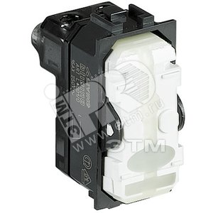 LivingLight Переключатель промежуточный с механическими клеммами 1 модуль без клавиши