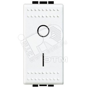 LivingLight Выключатель двухполюсный 16AX белый