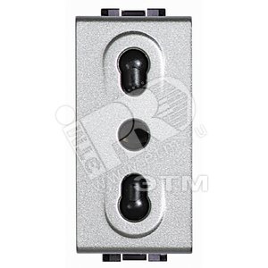 Розетка 2П с заземлением 16A 250В с защитными шторками