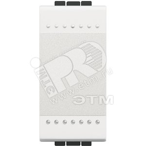 LivingLight Клавиша без символа 1 модуль белый