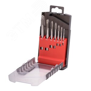 Набор метчиков машинных M3 -M12 HSSE DIN371/376 (B/4-5P) 7 предметов (CzTool)