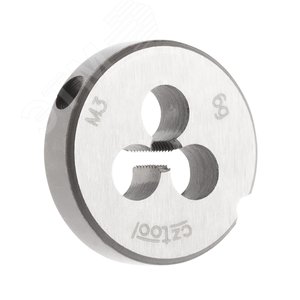 Плашка М 3,0х0,5 DINEN22568 115CrV3 6g 20х5мм (CzTool)