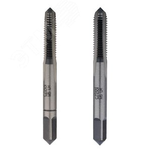 Метчик М 5,0х0,8 (Комплект 2шт, левый) CSN223010 115CrV3 6h(2N) 45мм a=4,0 (CzTool)