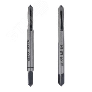 Метчик М 3,0х0,5 (Комплект 2шт, левый) CSN223010 115CrV3 6h(2N) 36мм a=2,5 (CzTool)