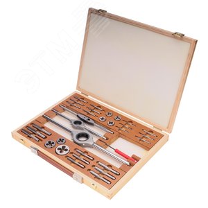 Набор метчиков и плашек M3 -M12 HSS 34 предмета (CzTool)