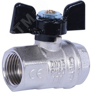 Кран шаровой 1/2' ВВ ручка бабочка NEW JERSEY