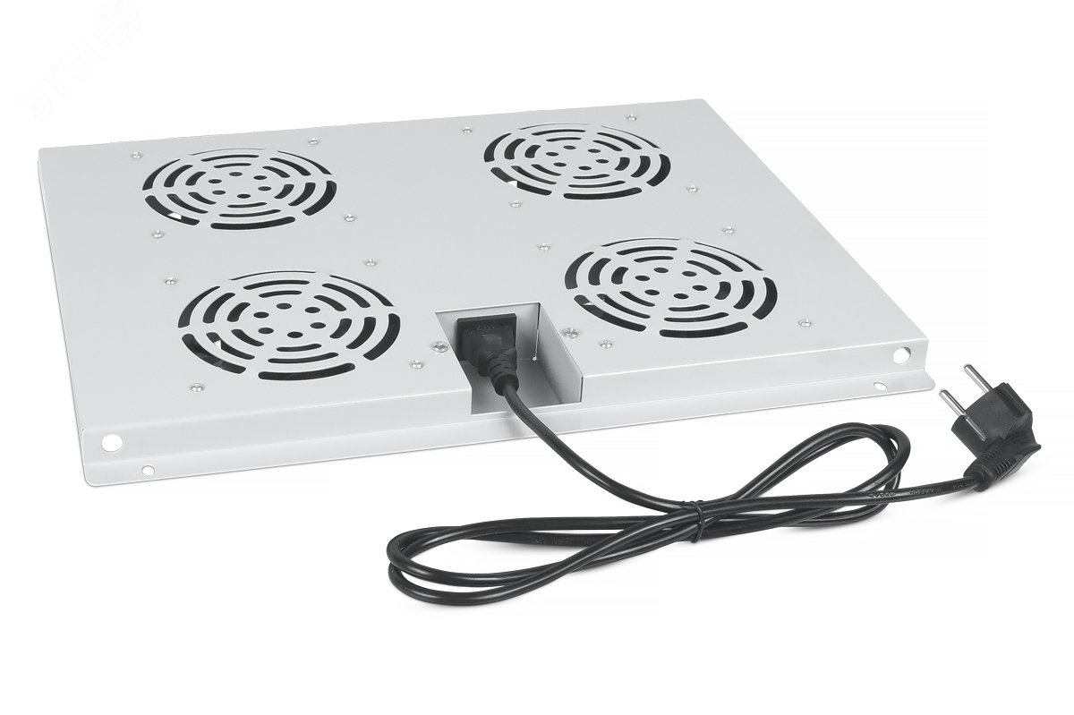 Модуль вентиляторный с 4-я вентиляторами для установки в напольные шкафы серии SH-05C, ND-05C глубиной 600мм