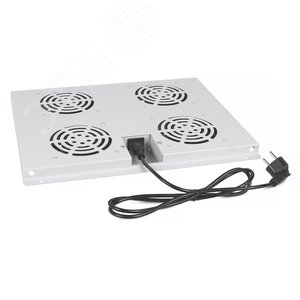 Модуль вентиляторный с 4-я вентиляторами для установки в напольные шкафы серии SH-05C, ND-05C глубиной 600мм