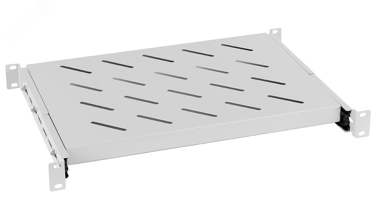 Полка 19' выдвижная для шкафов и стоек глубиной 600 мм