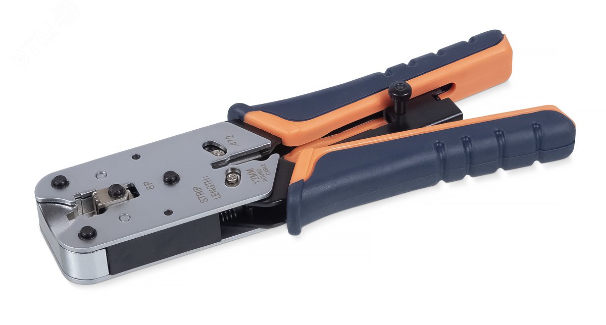 Инструмент обжимной для RJ-45 (8р8с), профессиональный