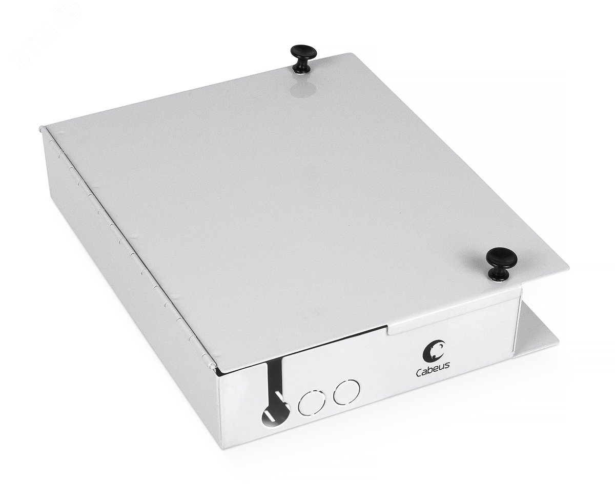 Бокс оптический настенный на 16 ST со сплайс-кассетой и КДЗС (без пигтейлов и проходных адаптеров)