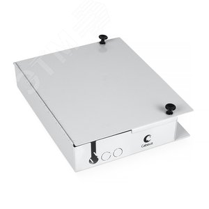 Бокс оптический настенный на 16 ST со сплайс-кассетой и КДЗС (без пигтейлов и проходных адаптеров)