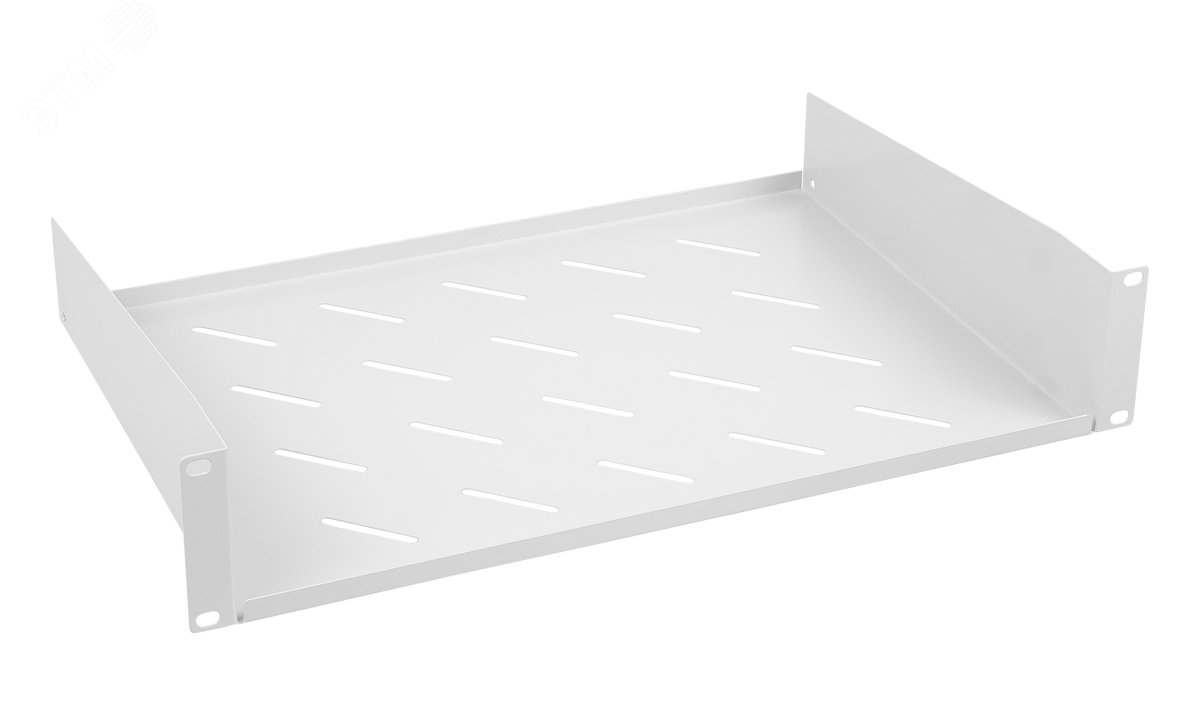 Полка 19' перфорированная консольная 2U глубина 315 мм